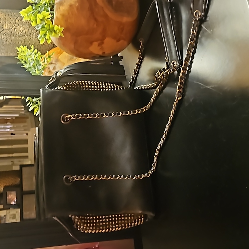 Cleobella Genuine Leather Side Studded Purse